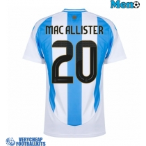 Argentina Alexis Mac Allister #20 Replica Home Shirt Copa America 2024 Short Sleeve